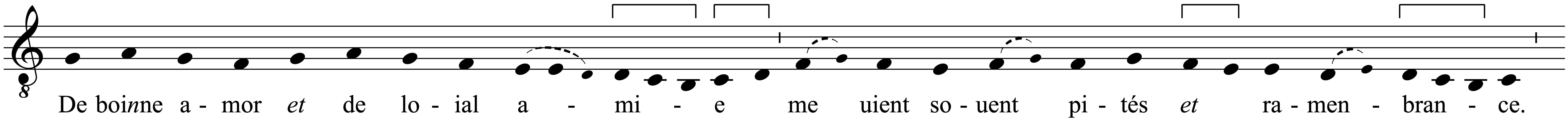 Work musical notation